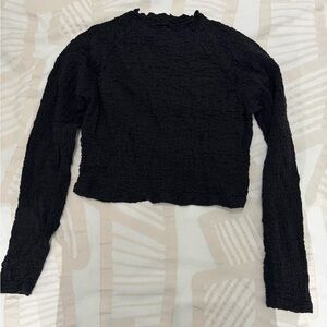 Chic Black Women's Crop Top